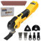 Oscillating Multi Tools for 18V Battery, Cordless Brushless Oscillating Tool with 22Pcs Accessories, 5 Variable Speeds, 4°Oscillation Angle for Cutting Sanding Scraping (No Battery)