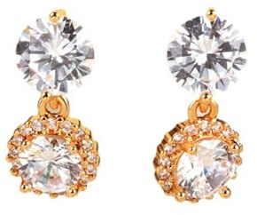 AMDXD Orecchini da donna in oro giallo Au375, classici orecchini con moissanite, 9 K, stile Liberty, veri gioielli
