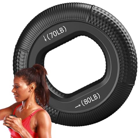 Anneau de préhension réglable en silicone, exerciseur de résistance pour les doigts | Stimulateur musculaire pour athlètes débutants, appareil d'entraînement portable pour l'escalade, la boxe, le fitn