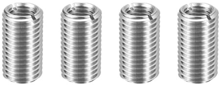 HARFINGTON 4pcs Thread Repair Inserts M16 x 2 Male to M12 x 1.75 Female Thread 28mm Long Stainless Steel Reducing Nuts Metric Self Tapping Sleeves Threaded Reducer Industrial Fasteners