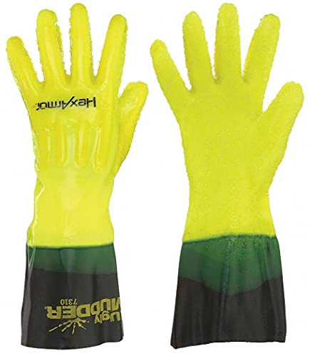 HexArmor Impact Protection Liquid-Resistant Safety Gloves | Ugly Mudder® 7310 | Medium