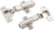 35mm-105 Degrees Clip-On Soft Closing Hinge Full Overlay Type with Mounting Plate and Euro Screws Kitchen Cabinet Door Hinges (Pack of 2) 3710