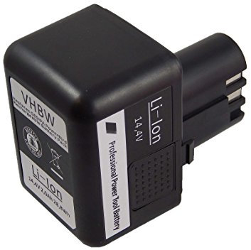 vhbw 1x Akku Ersatz für Würth G14 für Werkzeug, Blindniet-Setzgerät (2000 mAh, Li-Ion, 14,4 V)