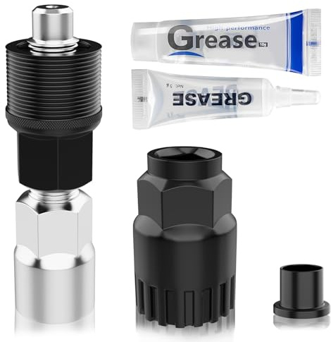 Estrattore manovella bicicletta e pedale, estrattore manovella per chiave inglese da 16 mm, set di attrezzi compatibili con (Shimano/IS/Octalink) a 4 angoli Squre Type
