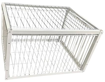 Aymzbd Jaula para Animales para Palomas, Suministros para pájaros, fácil Montaje, colector automático de Palomas, gallinero para Balcones de codorniz Andown, 4 Entrada