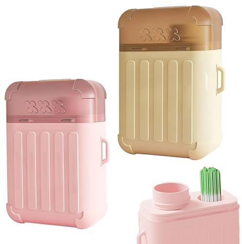JHAZUN Lot De 360 Bâtonnets Nettoyants Pour Trou d'Oreille,Outil De Nettoyage,Convient Pour Les Hommes Et Les Femmes(Jaune + Rose)