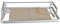 ZYFA Mikrowelle Backofen Wandhalterungen, Küche Lagerregal Backofen Regal,Wand montiert Mikrowellenhalter,Aluminiumlegierung