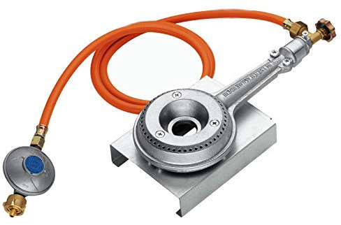Angel Berger Gasheizung Gasbrenner für Räucherofen 4,2 kW Heizung Räucherschrank Räucherheizung 4200W