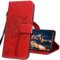 IMIRST Funda para OPPO Find X2, Funda Libro OPPO Find X2 Smartphone, Funda con Tapa OPPO Find X2 5G Magnético Carcasa para OPPO Find X2 5G. KT1 Wish Tree Red