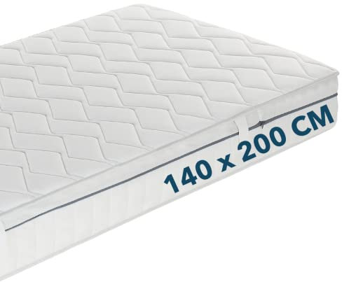 Ortho-Relax Kaltschaummatratze 140x200cm, ca. 19cm hoch, Härtegrad H4, 100 Nächte Probeschlafen, Allergiker geeignet atmungsaktive 3D Matratze, Luftkanal 5-Zonen-Spezial-Komfortschaum-Matratze
