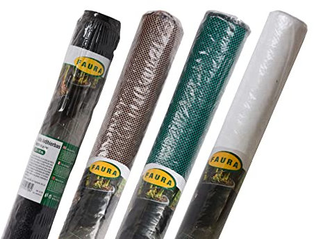 Malla Antihierbas contra Maleza y Malas Hierbas, para el Huerto, Estable a Rayos UV y Permeable (1,25 x 10 m, Blanco)