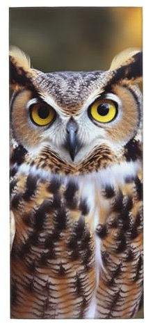 Handtücher mit Eulen-Motiv, sehr weich, dekorative Handtücher für Badezimmer, Küche, Strand, Spa, Fitnessstudio, Yoga, Schwimmen, Heimdekoration, 30,5 x 79,5 cm