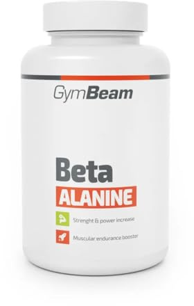 GymBeam Beta-Alanin (Kapseln) - 2400 mg pro Portion- Erhöht Carosingehalt, verhindert Milchsäurebildung, ideal für Kraft-, Intensiv- und Ausdauertraining, nicht-essenzielle Aminosäure, 120 tabs