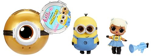 L.O.L. Surprise! Loves Minions Tots - Comprend 1 Poupée, des Tenues et des Accessoires, Boule Minion, Emballage Opaque, Collectionnez Les 6 Poupées