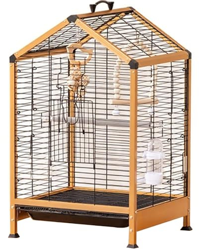 22 Zoll Aluminium Vogelkäfig, Große Innen Wellensittichkäfig Vogelvoliere Flugkäfig Vogelhaus Für Papageien, Kanarienvogel(4pcs)