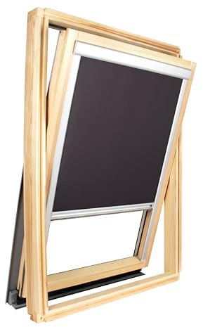 Verdunkelungsrollo, kompatibel mit Roto®, verschiedene Modelle erhältlich – 114 cm x 118 cm