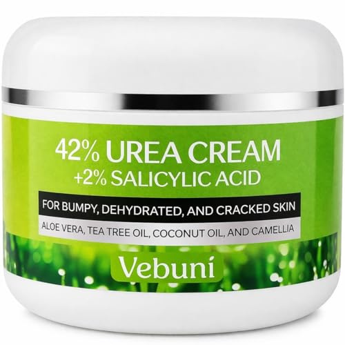 Urea Cream 42% Foot Cream Salicylic Acid 4 Oz, Upgraded Callus Remover For Feet, Knees& Elbows, Intensive Moisturizes & Softens Skin, Exfoliates Dead Skin By Vebuni