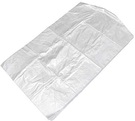 Tomaibaby Plastic Clothes Covers, 60x100cm Clothes Covers Protector Bags, Garment Covers Suit Bags for Clothes Suits Shirts Jackets Coats Sweaters, 50 PCS