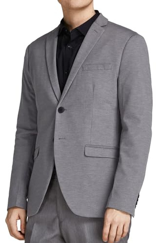Jack & Jones Blazer JPRFRANCO Super Slim Fit Blazer Hombre, Gris Claro, 56