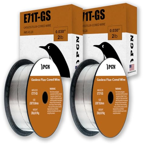 PGN E71T-GS .030 (2 Pack) Gasless Flux Core Welding Wire 2 lb