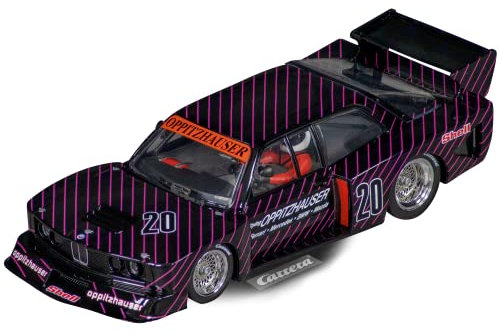 Carrera Digital 132 I BMW 320 Turbo Flachbau Oppitzhauser, No.20 I Wilder Ritt in die Rennsportvergangenheit I Slotcar im Maßstab 1:32 I Individuell codierbar I Authentische Fahrzeugbeleuchtung
