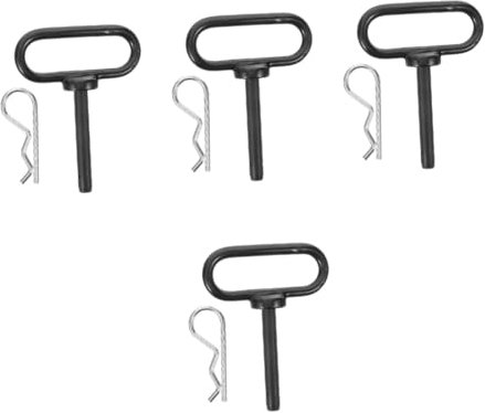 Yardwe 4sätze Praktischen Anhängerkupplungssplinten Sicherungsstift Für Rasenmäher Langlebiger Verbindungssplint Diebstahlschutz Für Anhängerkupplungen