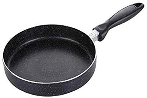 YXUANYZNB Koppar granitsten non-stick panna liten induktionsstekpanna med stenförstärkt beläggning och värmebeständigt handtag