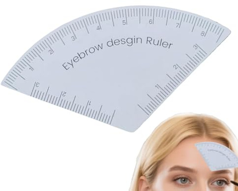 Righello Mappatura Sopraccigliare Riutilizzabile, Modellatore Sopracciglia,