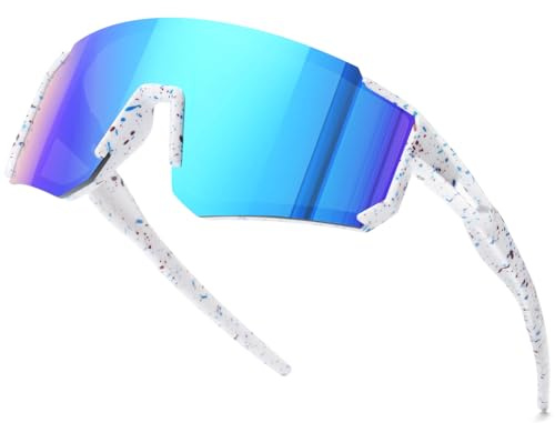LuminaVerde Lunettes de soleil pour enfants, lunettes de sport pour jeunes baseball, pour garçons et filles protection UV