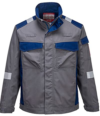 Portwest Bizflame Ultra Jacket - Color: Grey - Talla: XL