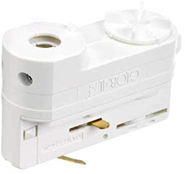 Adapter XTSA 68 | Nordic Global Trac 3 Phasen universal Adapter für Stromschienen - Multiadapter | Grau/Schwarz/Weiß (Weiß)