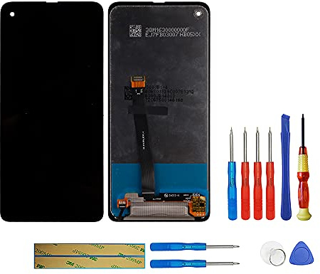 swark LCD Display Kompatibel mit Galaxy Xcover Pro SM-G715 (Schwarz ohne Rahmen) Touch Screen Replacement + Tools