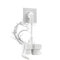 Doppelstecker außen, Verlängerungskabel Doppelstecker, Outdoor Steckdose mit 2-Fach Schuko Steckdosen, IP44 Feuchtraumsteckdose für Außenbereich, für Küche, Außen, Garten