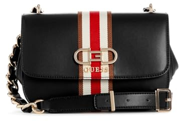 GUESS Nelka Crossbody Flap Black