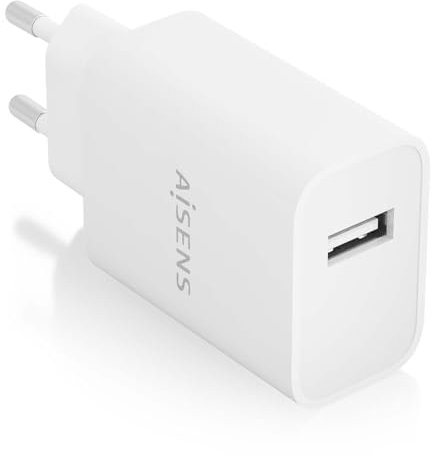 CARGADOR AISENS USB 10W ALTA EFICIENCIA 5V/2A BLANCO