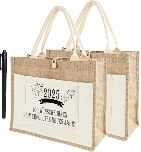 Cnwinu Jutetasche,Jute Einkaufstasche Personalisiert,Jutetasche mit Initial,Jutebeutel Unbedruckt,Jutebeutel zum Bemalen,Geschenk für Mutter zum Geburtstag,Bride Tasche,Hochzeit,Muttertag