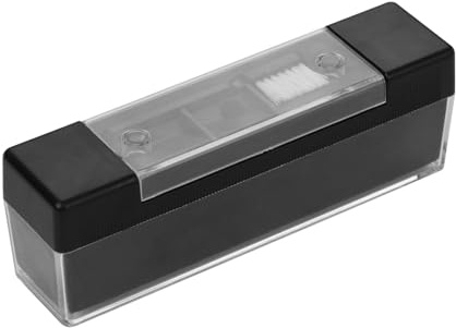 Cepillo limpiador de discos de terciopelo suave 3 en 1 con cepillo pequeño y cepillo de aguja para discos de vinilo, suministros de limpieza antiestáticos