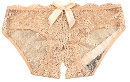 Générique Tanga Femme - Lot String pour Femme Shorty Femmes Tanga Femmes Culotte Ouverte Sexy À L'Entre Jambe Shorty Dentelle Chic Hot Tangas Culotte