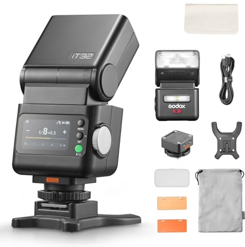 Godox iT32 con X5-S Kit de Flash para Cámara Sony, Pantalla Táctil
