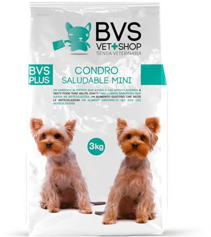 BVS Vet Shop | Mini Condro Saludable Plus para Perros | Alimento Completo y equilibrado, Contiene minerales orgánicos, ácidos grasos Omega-3 y Omega-6 | Razas Pequeñas | 3 kg