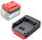 Rozlchar Adapter Konverter Kompatible für for Bosch 18V Li-Ion Akku auf Kompatible für for Einhell 18V Li-Ion Elektrowerkzeug Akku (Keine Batterie)