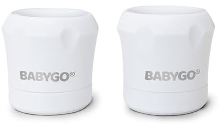 BABYGO® Baby-Sicherheits-Magnetschrankschloss | Unsichtbare Kindersicherung für Schränke und Schubladen | Baby und Kinder (Ersatz Schlüsse, Weiß)