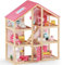 Tiny Land Wooden Dollhouse for Girls - 6 Rooms Wooden Doll House, DIY Pretend Dream House with 30Pcs Furniture Accessories, Gift for Girl Ages 3+