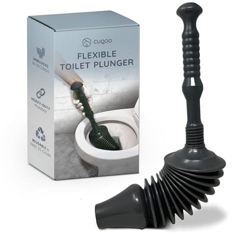 CUQOO DYN13102 Accordian Plunger Small Head Piston de Toilette accordéon Petite tête, s, Heavy Duty