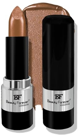 Beauty Forever Colour Fabulous Metallic Shine Lipstick, Glittery & Satin Touch, Available in 14 Shades, 3gms (213 Gold)