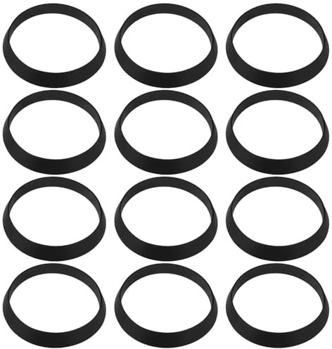 The Lord of the Tools 12 Pezzi Cono Sigillante Silicone Guarnizione Tubo Acqua Usato Compatibile Con Sostituzione 1 1/2 Pollice Scarico Collettore Odori Sifone Guarnizione