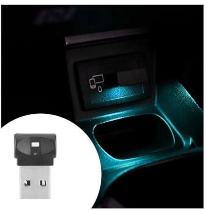 CGEAMDY Luz Ambiental USB, Mini Luces De Ambiente LED Para Automóvil, Iluminación Interior LED USB Para Coche, 5V Mini Iluminación Para Coche, Portátiles Luces Interior Coche, Auto Accesorios