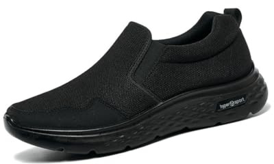 VERROL Scarpe da Uomo Slip-on Senza Lacci Comode Traspiranti Scarpe da Camminata a Pianta Larga Scarpe Sportive Casual Mesh Scarpe da Esterno