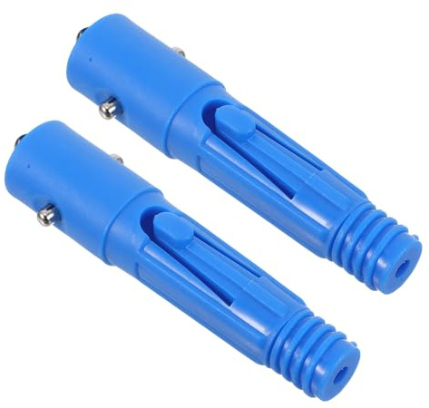 ELAYARD Connettore Filettato in Plastica per Asta Telescopica da 22 Mm, Adattatore per Prolunga Manico Scopa e Spolverino, Set 2 Pezzi per Utensili di Pulizia Domestica