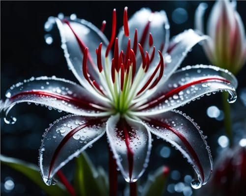 Mix Giglio bulbi,Lilium pianta vera,Piante perenni,Decorazione del giardino, bulbi belli e sani(non fiori artificiali)-4 Bulbi-A